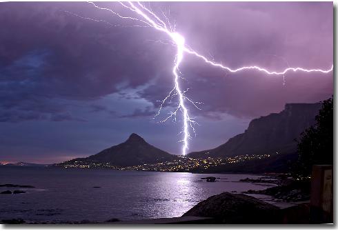 Cape Town thunderbolt